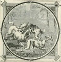 An illustration from Moral emblems : with aphorisms, adages, and proverbs, of all ages and nations, from Jacob Cats and Robert Farlie : with illustrations freely rendered, from designs found in their works (1860)