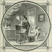 Picture 30 of 114 from Moral emblems : with aphorisms, adages, and proverbs, of all ages and nations, from Jacob Cats and Robert Farlie : with illustrations freely rendered, from designs found in their works (1860), leaf 78