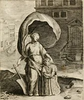 Picture 53 of 108 from Moralia Horatiana, das ist, Die Horatzische sitten-lehre : aus der ernst-sittigen geselschaft der alten weise-meister gezogen, und mit 113 [i.e. 103] in kupfer gestochenen sinn-bildern, und eben so viel erklärungen und andern anmärkungen vorgestellet (1656), leaf 112