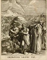 Picture 101 of 108 from Moralia Horatiana, das ist, Die Horatzische sitten-lehre : aus der ernst-sittigen geselschaft der alten weise-meister gezogen, und mit 113 [i.e. 103] in kupfer gestochenen sinn-bildern, und eben so viel erklärungen und andern anmärkungen vorgestellet (1656), leaf 210