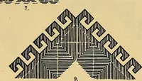 An illustration from Mordvalaisten pukuja kuoseja. Trachten und Muster der Mordvinen (1896)