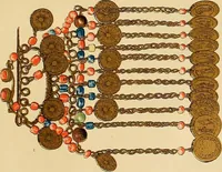 An illustration from Mordvalaisten pukuja kuoseja. Trachten und Muster der Mordvinen (1896)