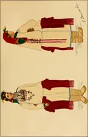 Picture 108 of 406 from Mordvalaisten pukuja kuoseja. Trachten und Muster der Mordvinen (1896), leaf 262