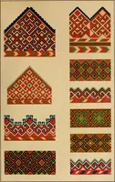 Picture 120 of 406 from Mordvalaisten pukuja kuoseja. Trachten und Muster der Mordvinen (1896), leaf 284