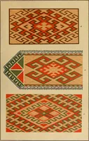 Picture 156 of 406 from Mordvalaisten pukuja kuoseja. Trachten und Muster der Mordvinen (1896), leaf 322