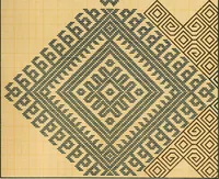 Picture 168 of 406 from Mordvalaisten pukuja kuoseja. Trachten und Muster der Mordvinen (1896), leaf 348