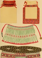 Picture 184 of 406 from Mordvalaisten pukuja kuoseja. Trachten und Muster der Mordvinen (1896), leaf 368