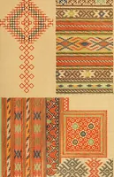 Picture 194 of 406 from Mordvalaisten pukuja kuoseja. Trachten und Muster der Mordvinen (1896), leaf 380