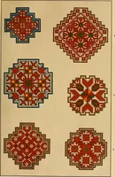 Picture 229 of 406 from Mordvalaisten pukuja kuoseja. Trachten und Muster der Mordvinen (1896), leaf 412