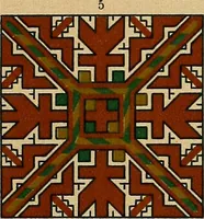 Picture 233 of 406 from Mordvalaisten pukuja kuoseja. Trachten und Muster der Mordvinen (1896), leaf 418