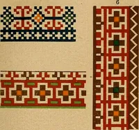 Picture 237 of 406 from Mordvalaisten pukuja kuoseja. Trachten und Muster der Mordvinen (1896), leaf 420