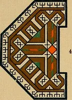 Picture 244 of 406 from Mordvalaisten pukuja kuoseja. Trachten und Muster der Mordvinen (1896), leaf 422