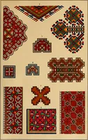 Picture 264 of 406 from Mordvalaisten pukuja kuoseja. Trachten und Muster der Mordvinen (1896), leaf 432