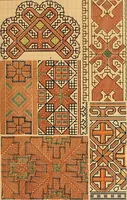 Picture 265 of 406 from Mordvalaisten pukuja kuoseja. Trachten und Muster der Mordvinen (1896), leaf 434