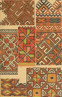 Picture 266 of 406 from Mordvalaisten pukuja kuoseja. Trachten und Muster der Mordvinen (1896), leaf 436