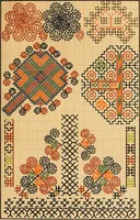 Picture 268 of 406 from Mordvalaisten pukuja kuoseja. Trachten und Muster der Mordvinen (1896), leaf 440