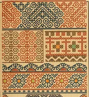 Picture 273 of 406 from Mordvalaisten pukuja kuoseja. Trachten und Muster der Mordvinen (1896), leaf 446
