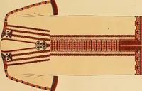 Picture 293 of 406 from Mordvalaisten pukuja kuoseja. Trachten und Muster der Mordvinen (1896), leaf 476