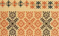 Picture 297 of 406 from Mordvalaisten pukuja kuoseja. Trachten und Muster der Mordvinen (1896), leaf 482
