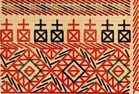 Picture 313 of 406 from Mordvalaisten pukuja kuoseja. Trachten und Muster der Mordvinen (1896), leaf 500