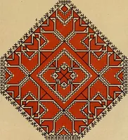 Picture 322 of 406 from Mordvalaisten pukuja kuoseja. Trachten und Muster der Mordvinen (1896), leaf 508