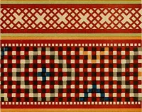 An illustration from Mordvalaisten pukuja kuoseja. Trachten und Muster der Mordvinen (1896)