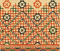 Picture 381 of 406 from Mordvalaisten pukuja kuoseja. Trachten und Muster der Mordvinen (1896), leaf 588