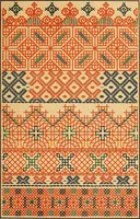 Picture 399 of 406 from Mordvalaisten pukuja kuoseja. Trachten und Muster der Mordvinen (1896), leaf 610
