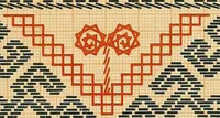 Picture 405 of 406 from Mordvalaisten pukuja kuoseja. Trachten und Muster der Mordvinen (1896), leaf 620