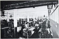 An illustration from "More Light: The Modern Well-lighted Plant is the "Barreled Sunlight" Plant (1921)