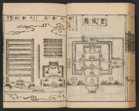 An illustration from Morokoshi kinmō zui (1854)