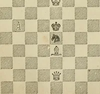 An illustration from Morphy's games of chess, and Frere's problem tournament (1859)