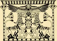 An illustration from Moses and the monuments : light from archaeology on Pentateuchal times (1920)