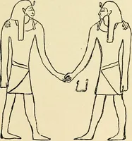 An illustration from Moses and the monuments : light from archaeology on Pentateuchal times (1920)