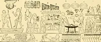 An illustration from Moses and the monuments : light from archaeology on Pentateuchal times (1920)