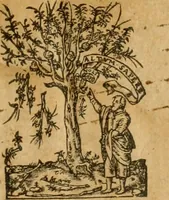 An illustration from Mosis libri V : cum Iohannis Caluini commentariis ; Genesis seorsum, reliqui quatuor in formam harmoniae digesti (1563)