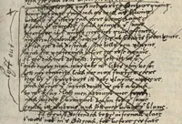 An illustration from The most auntient historie of God and man, or, A collection of Gods proceedings with man in generall, from the first, to the last : but more especially of the devinity, and humanitie of our blessed sauiour Iesus Christ, his loue to his spouse, and his hate to his, and her enimies, together wth Satans plottes against her in all ages, in form of a poem (1629)