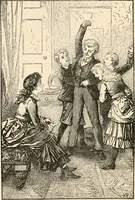 An illustration from Mother Bunch : a story for boys and girls (1885)