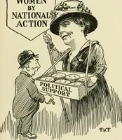An illustration from Mother Goose comes to Portland; (1918)