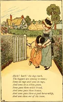 An illustration from Mother Goose , or The old nursery rhymes (1890)