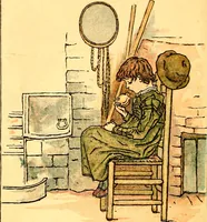An illustration from Mother Goose , or The old nursery rhymes (1890)
