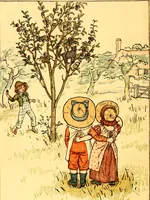 An illustration from Mother Goose , or The old nursery rhymes (1890)
