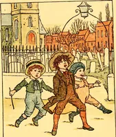 An illustration from Mother Goose , or The old nursery rhymes (1890)