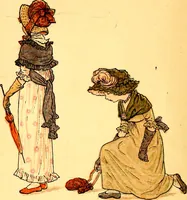 An illustration from Mother Goose , or The old nursery rhymes (1890)
