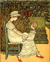 An illustration from Mother Goose , or The old nursery rhymes (1890)