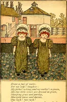 An illustration from Mother Goose , or The old nursery rhymes (1890)