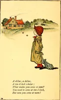 An illustration from Mother Goose , or The old nursery rhymes (1890)