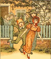 An illustration from Mother Goose , or The old nursery rhymes (1890)