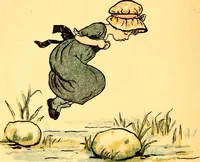 An illustration from Mother Goose , or The old nursery rhymes (1890)