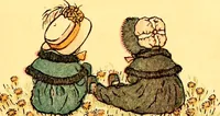 An illustration from Mother Goose , or The old nursery rhymes (1890)